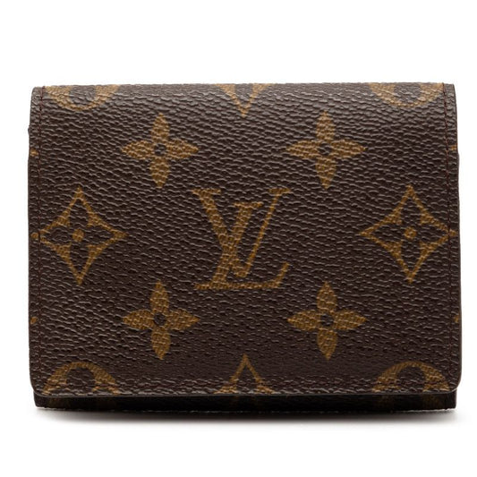 Louis Vuitton Monogram Anvelope Carte de Visite Card Case Business Card Holder