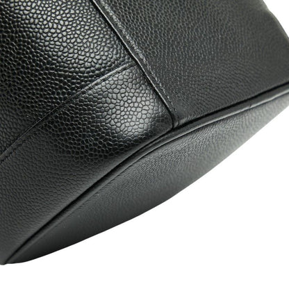 Chanel Cocomark Vanity Bag Handbag Black Caviar Skin Women's Chanel