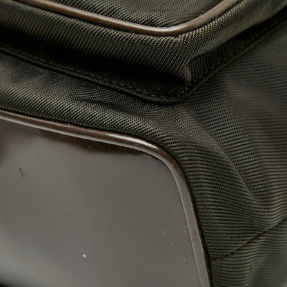 Gucci Bamboo Backpack 003 1998 0016 Brown Nylon Patent Leather Women's Gucci