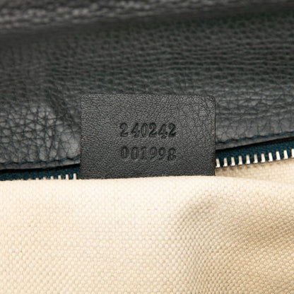 Gucci Bamboo Handbag Shoulder Bag 2way 240242 Green Leather Women's Gucci