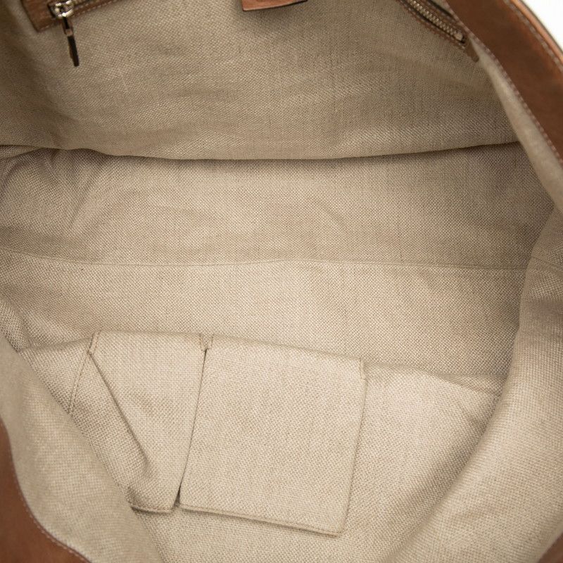 Gucci Paglia GG Sunset 232943 Brown Multicolor Leather Straw Women's Gucci