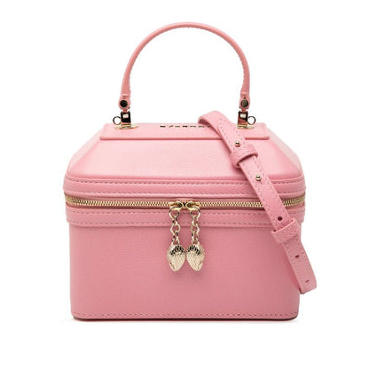 Bvlgari Serpenti Forever Jewelry Box Vanity Bag Shoulder Bag 2way Pink Leather