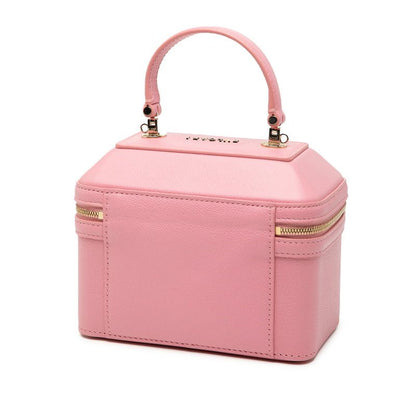 Bvlgari Serpenti Forever Jewelry Box Vanity Bag Shoulder Bag 2way Pink Leather