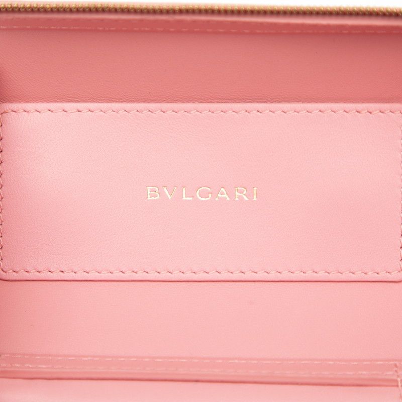 Bvlgari Serpenti Forever Jewelry Box Vanity Bag Shoulder Bag 2way Pink Leather
