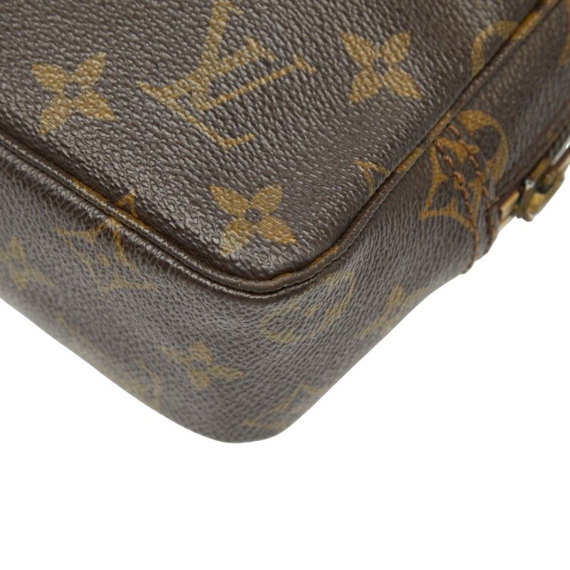 Louis Vuitton Monogram Trousse Toilette 23 Second Bag Clutch Bag M47524 Brown
