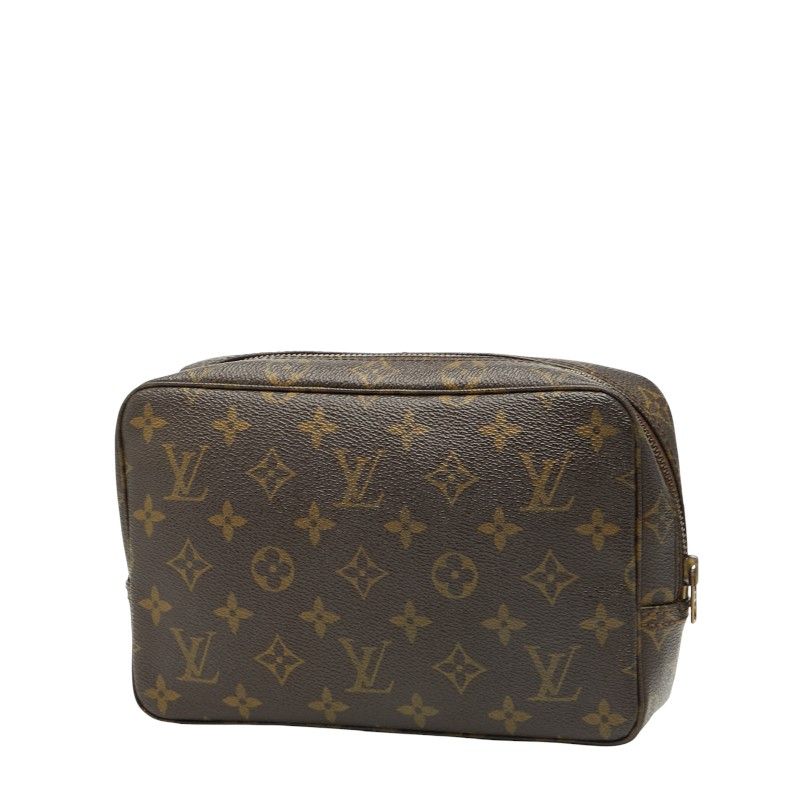 Louis Vuitton Monogram Trousse Toilette 23 Second Bag Clutch Bag M47524 Brown