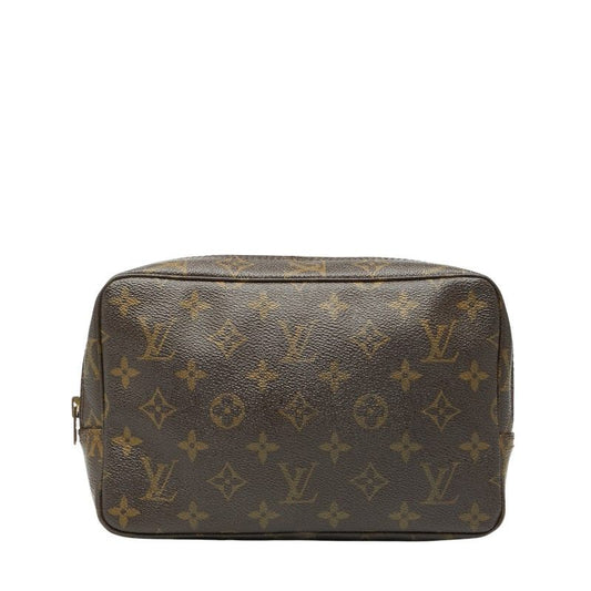 Louis Vuitton Monogram Trousse Toilette 23 Second Bag Clutch Bag M47524 Brown
