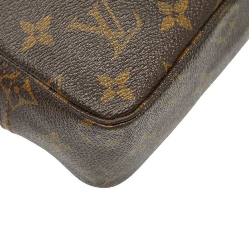 Louis Vuitton Monogram Trousse Toilette 23 Second Bag Clutch Bag M47524 Brown