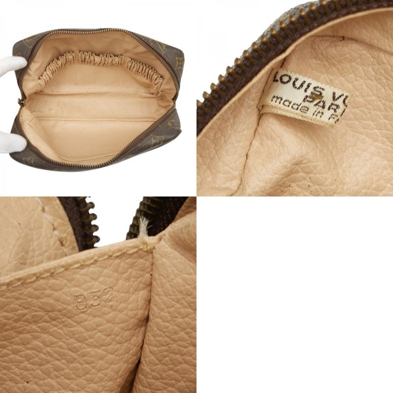 Louis Vuitton Monogram Trousse Toilette 23 Second Bag Clutch Bag M47524 Brown