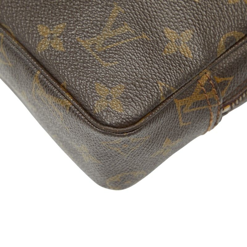 Louis Vuitton Monogram Trousse Toilette 23 Second Bag Clutch Bag M47524 Brown