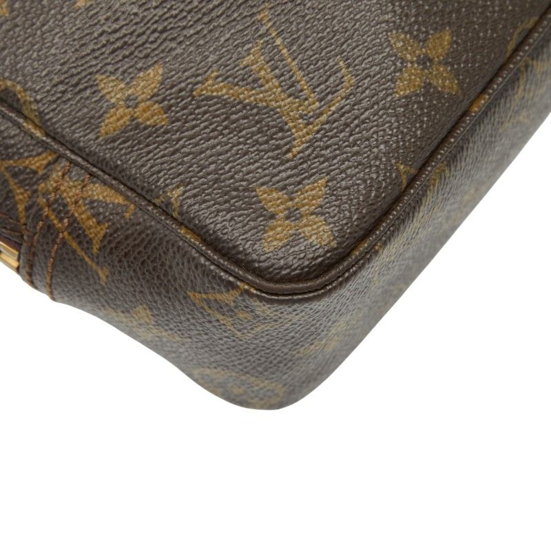 Louis Vuitton Monogram Trousse Toilette 23 Second Bag Clutch Bag M47524 Brown