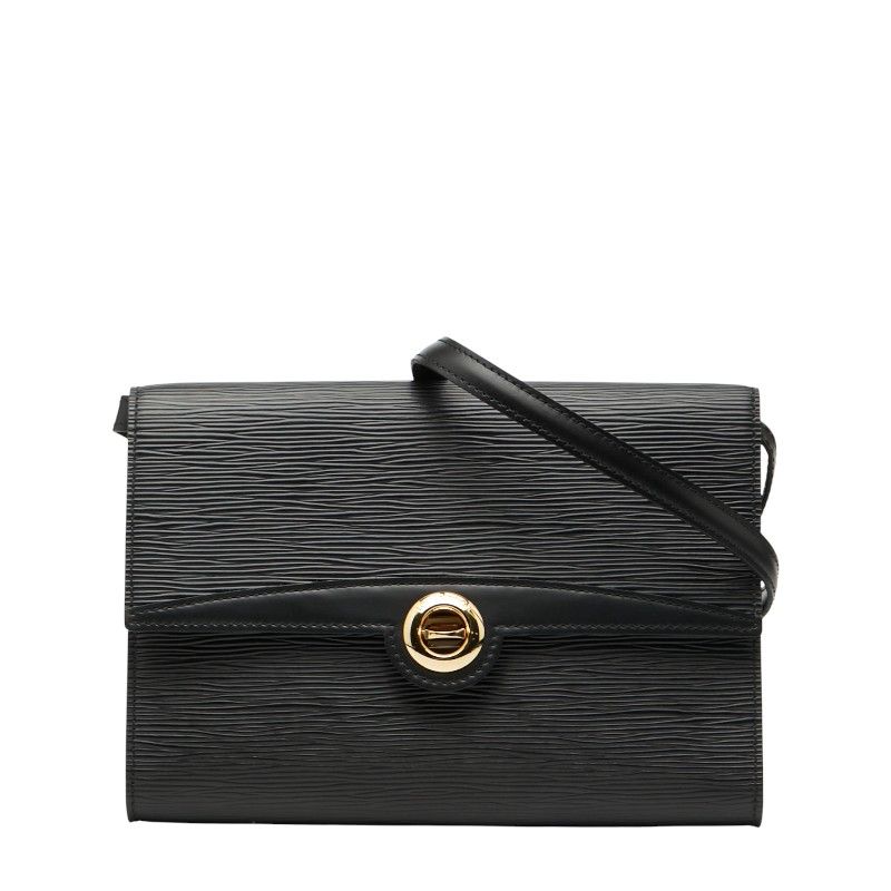 Louis Vuitton Epi Arche Crossbody Shoulder Bag M52572 Noir Black Leather