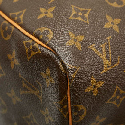 Louis Vuitton Monogram Keepall 55 Boston Bag Travel Bag M41424 Brown PVC