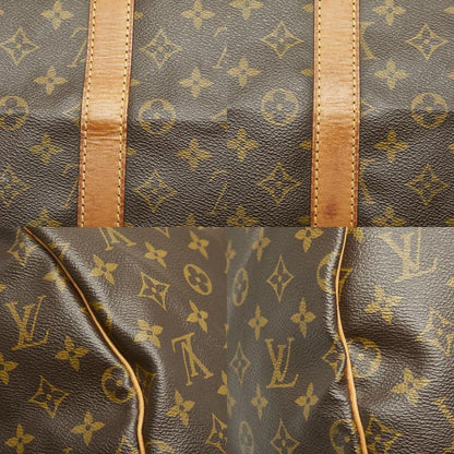 Louis Vuitton Monogram Keepall 55 Boston Bag Travel Bag M41424 Brown PVC