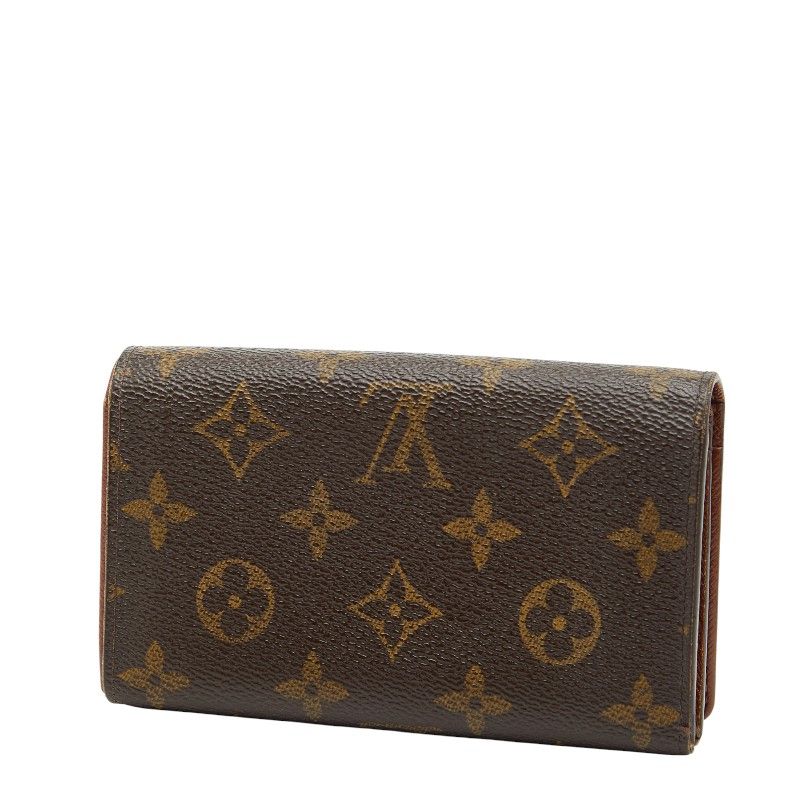 Louis Vuitton Monogram Portefeuille Tresor L-Shaped Zipper Bifold Wallet M61736
