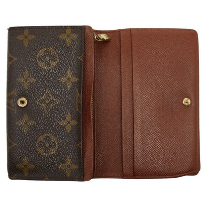 Louis Vuitton Monogram Portefeuille Tresor L-Shaped Zipper Bifold Wallet M61736