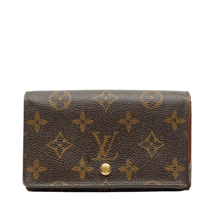 Louis Vuitton Monogram Portefeuille Tresor L-Shaped Zipper Bifold Wallet M61736