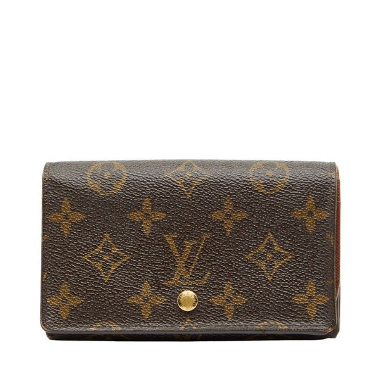 Louis Vuitton Monogram Portefeuille Tresor L-Shaped Zipper Bifold Wallet M61736
