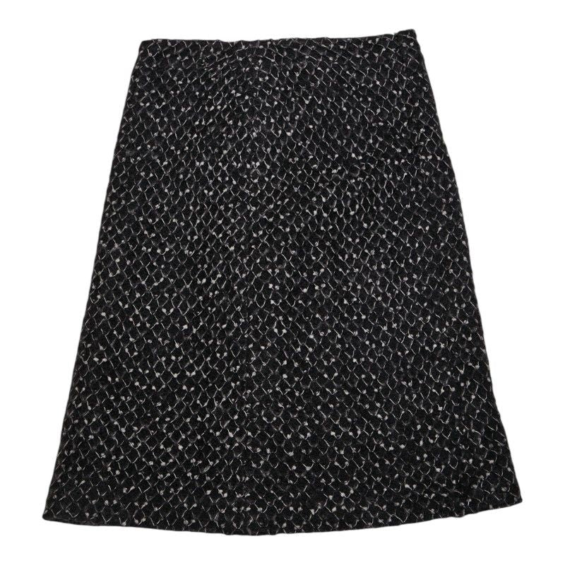 Chanel Setup Jacket Skirt Size 36 Black Nylon Silk Mohair Women's Chanel