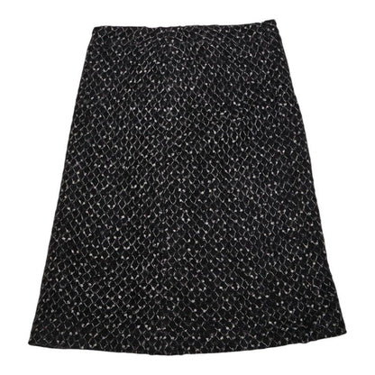 Chanel Setup Jacket Skirt Size 36 Black Nylon Silk Mohair Women's Chanel