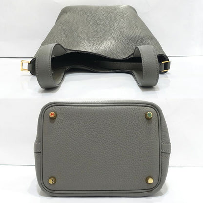 Hermes Picotin Lock PM 18 Handbag Gdhardware Taurillon Clemence W
