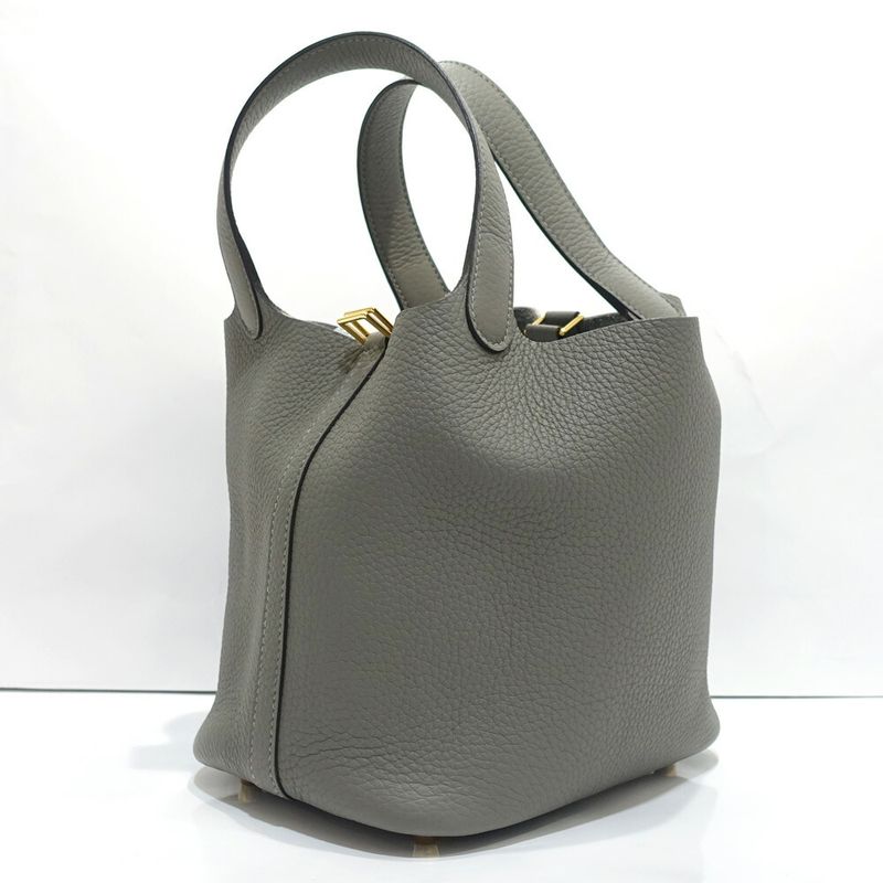 Hermes Picotin Lock PM 18 Handbag Gdhardware Taurillon Clemence W