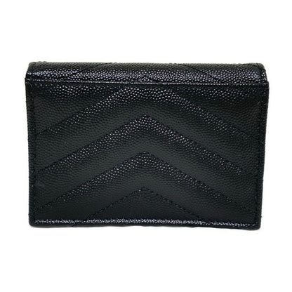 Saint Laurent Paris Business Card Case - 596323 Black Leather