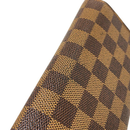 Louis Vuitton Damier Porte Trésor International Long Wallet N61215 Ebène