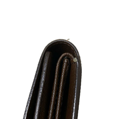 Louis Vuitton Damier Porte Trésor International Long Wallet N61215 Ebène