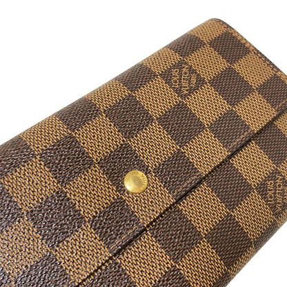 Louis Vuitton Damier Porte Trésor International Long Wallet N61215 Ebène