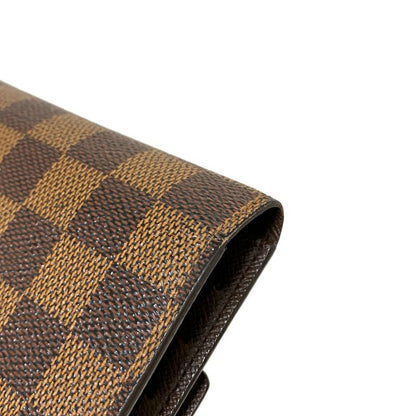 Louis Vuitton Damier Porte Trésor International Long Wallet N61215 Ebène