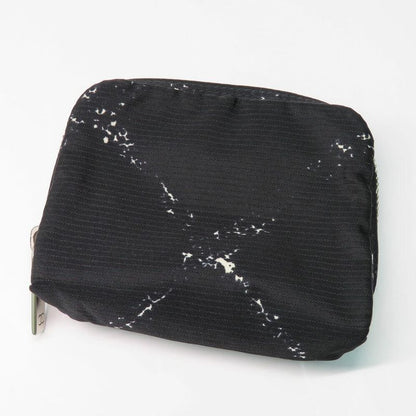 Chanel Coin Case Old Travel Line Black Silver-hardware No 5 Nylon Coin
