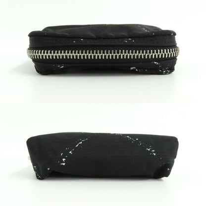 Chanel Coin Case Old Travel Line Black Silver-hardware No 5 Nylon Coin