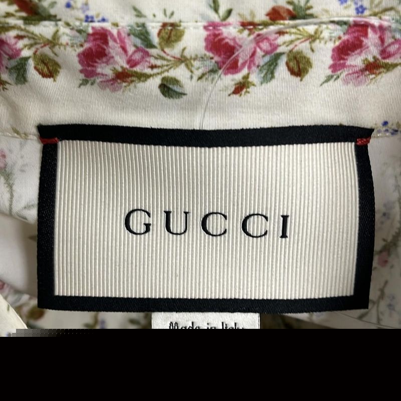 Gucci Long Sleeve Shirt Blouse Size 36 S Women - 477908 Zjx16 Ivory X Pink X