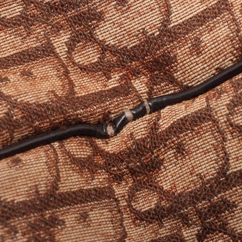 Christian Dior Trotter Mini Boston Leather Handbag Tote Women's Mmm Dd53-5