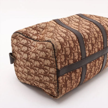 Christian Dior Trotter Mini Boston Leather Handbag Tote Women's Mmm Dd53-5