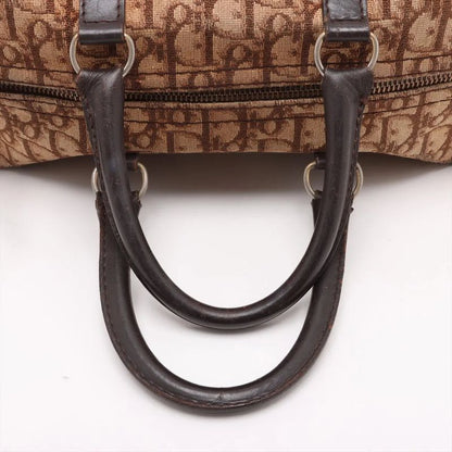 Christian Dior Trotter Mini Boston Leather Handbag Tote Women's Mmm Dd53-5