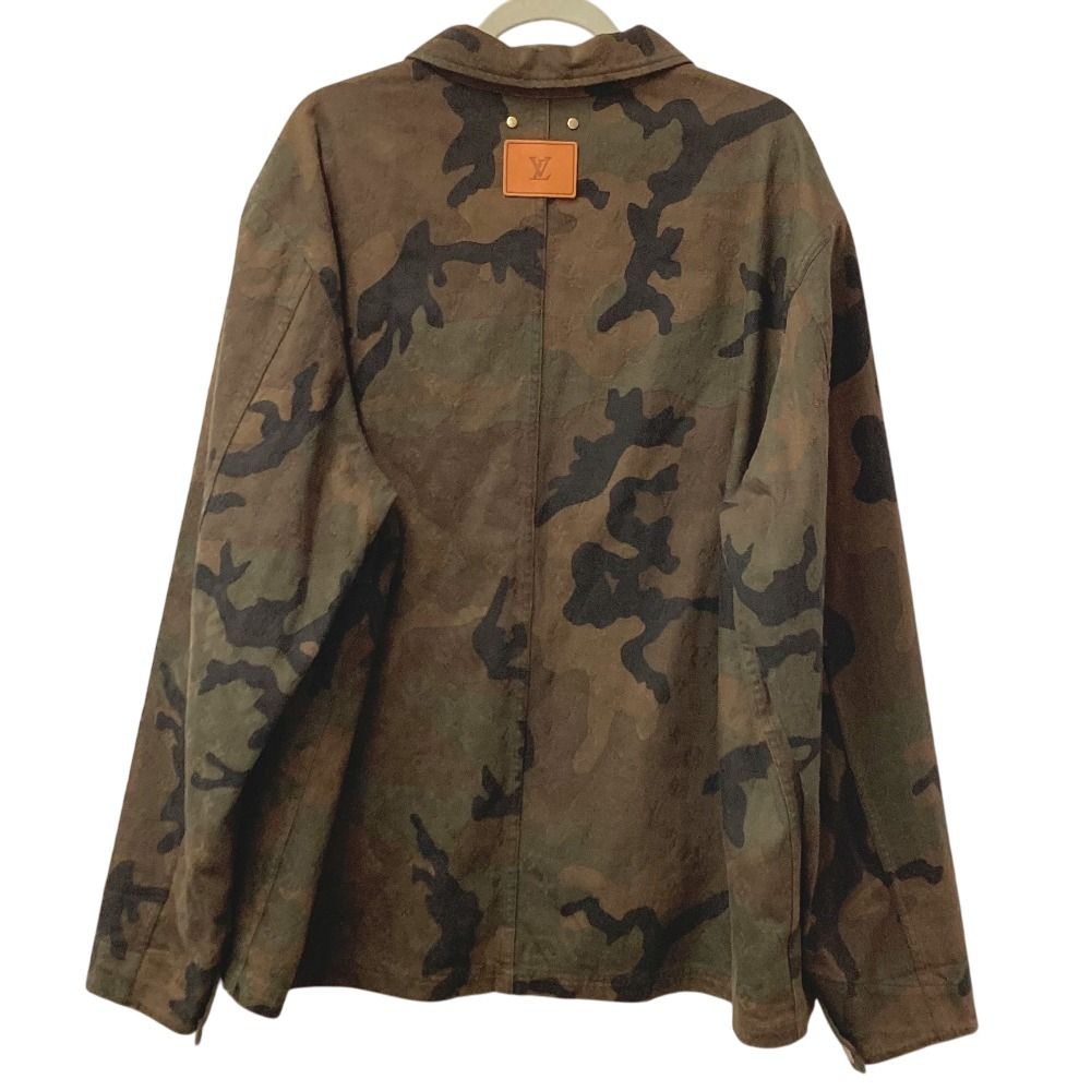Louis Vuitton Louis Vuitton Jacket Camouflage Denim Trucker Cotton