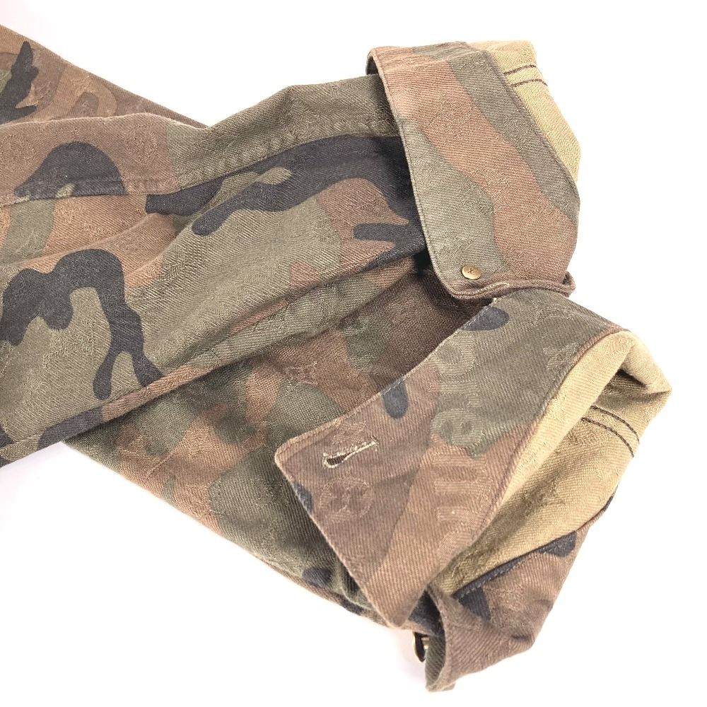 Louis Vuitton Louis Vuitton Jacket Camouflage Denim Trucker Cotton