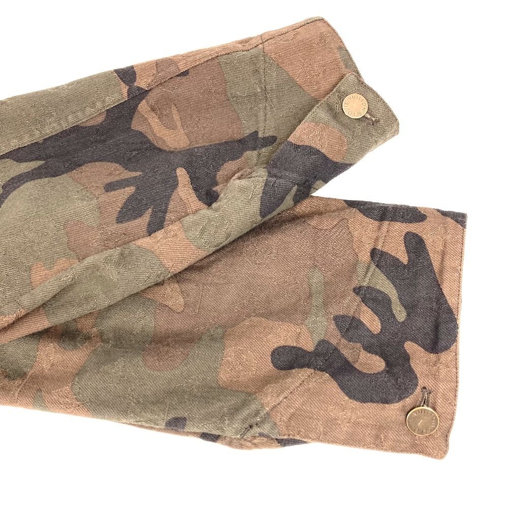 Louis Vuitton Louis Vuitton Jacket Camouflage Denim Trucker Cotton