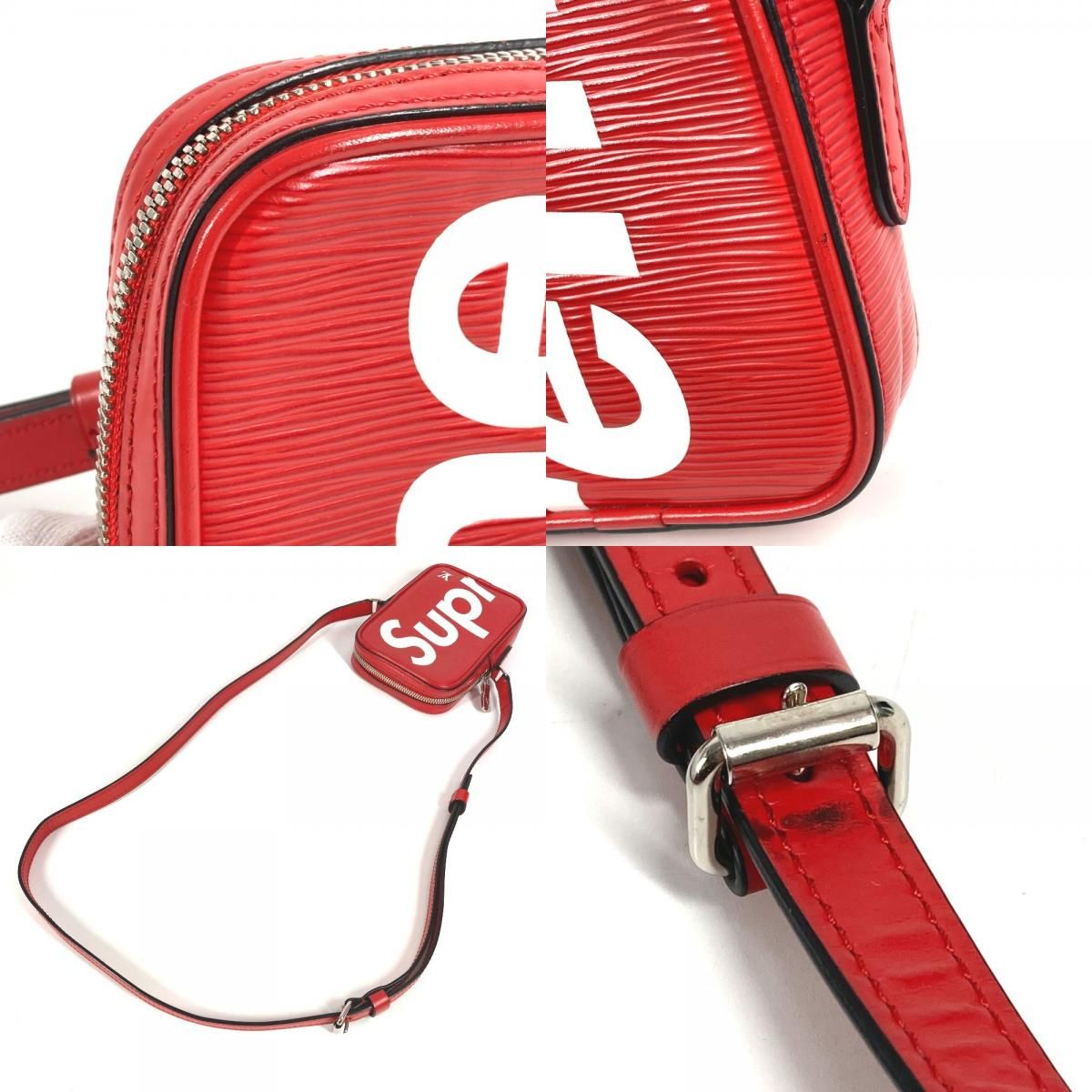 Louis Vuitton Shoulder Bag Danube Ppm M53434 Epi Leather Red