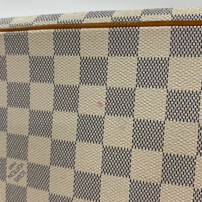 Louis Vuitton Saleya MM Handbag Tote Bag Damier Azure White N51185 Women