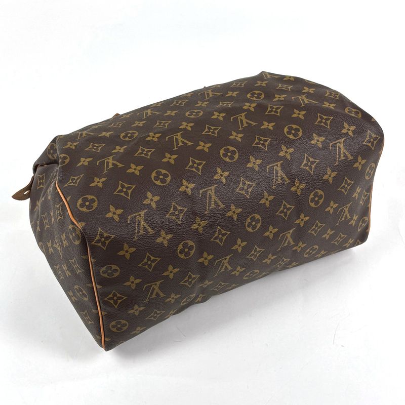 Louis Vuitton Speedy 35 Boston Bag Commuter Handbag Monogram Brown M41524 Women