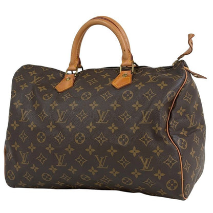 Louis Vuitton Speedy 35 Boston Bag Commuter Handbag Monogram Brown M41524 Women