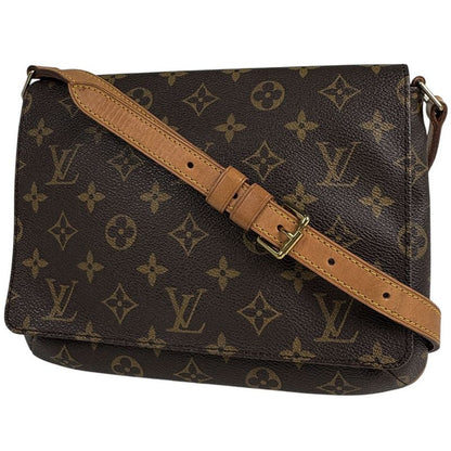 Louis Vuitton Musette Tango Short Shoulder Bag Monogram Brown M51257 Women
