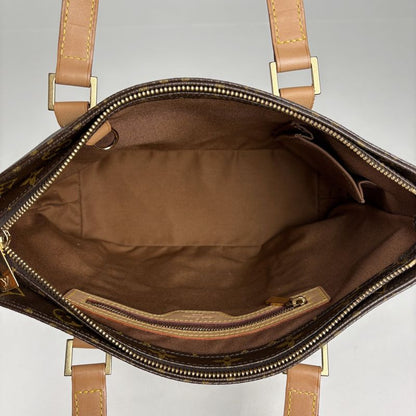 Louis Vuitton Cabas Piano Shoulder Bag Shoulder Tote Monogram Brown M51148 Women