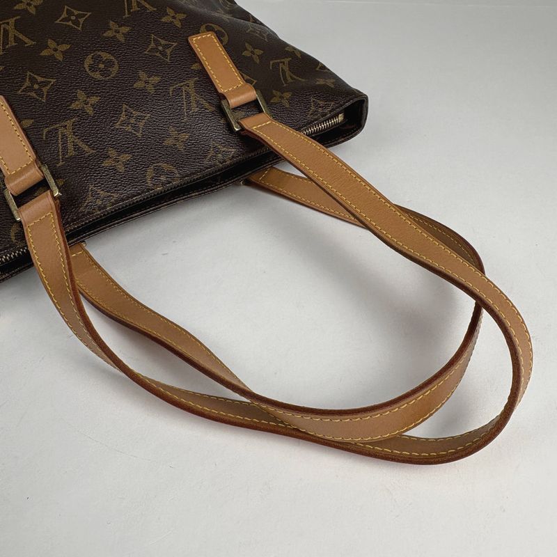 Louis Vuitton Cabas Piano Shoulder Bag Shoulder Tote Monogram Brown M51148 Women