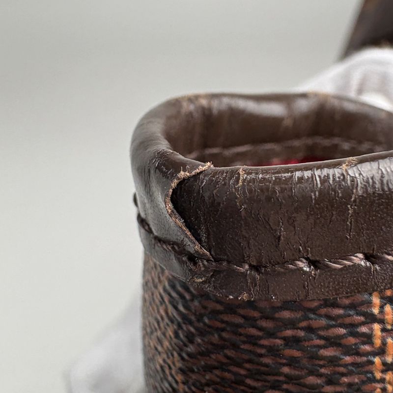 Louis Vuitton Neverfull MM Shoulder Bag Shopping Tote Bag Damier Brown N51105