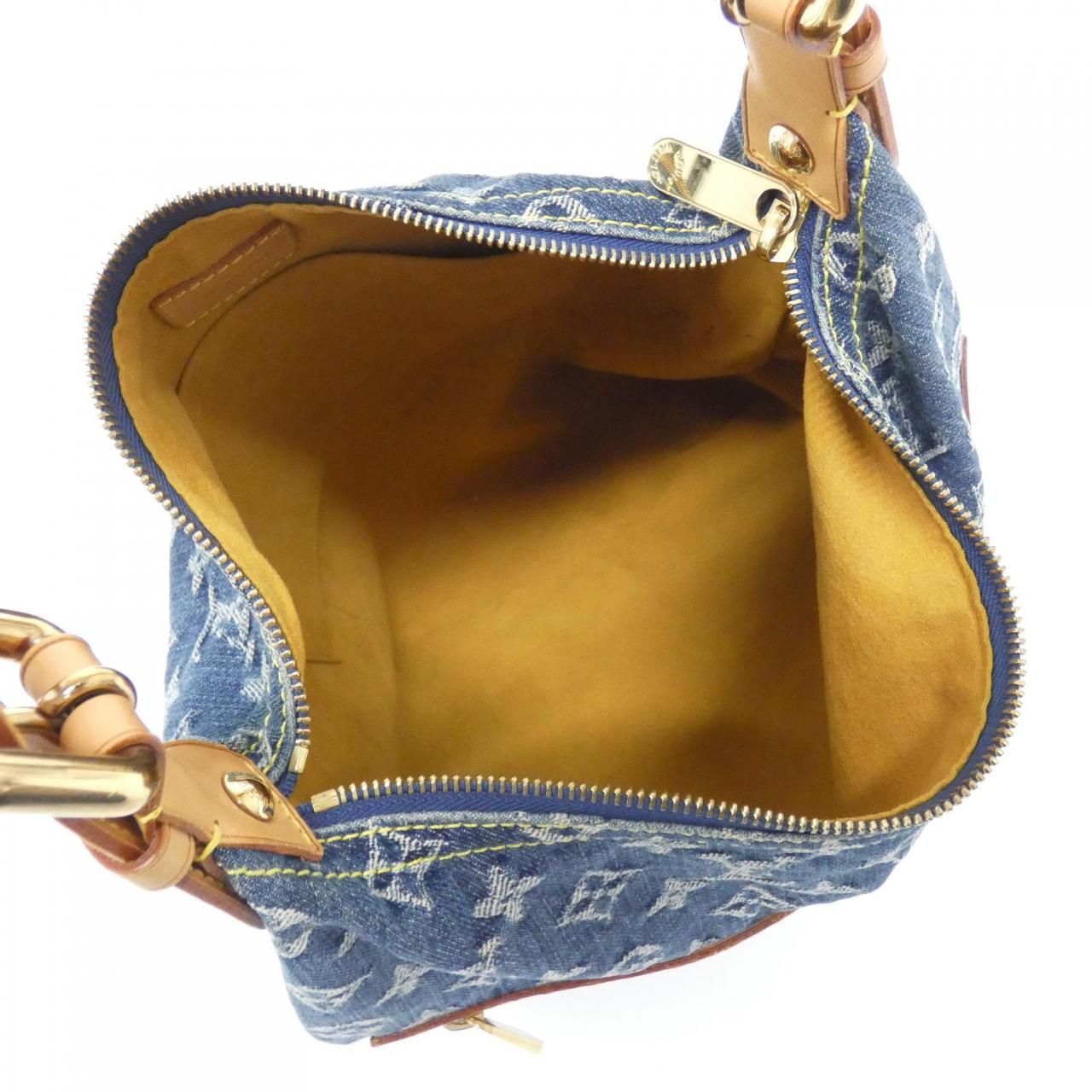 Vintage Louis Vuitton Monogram Denim Baggy GM M95048+j54316 Shoulder Bag