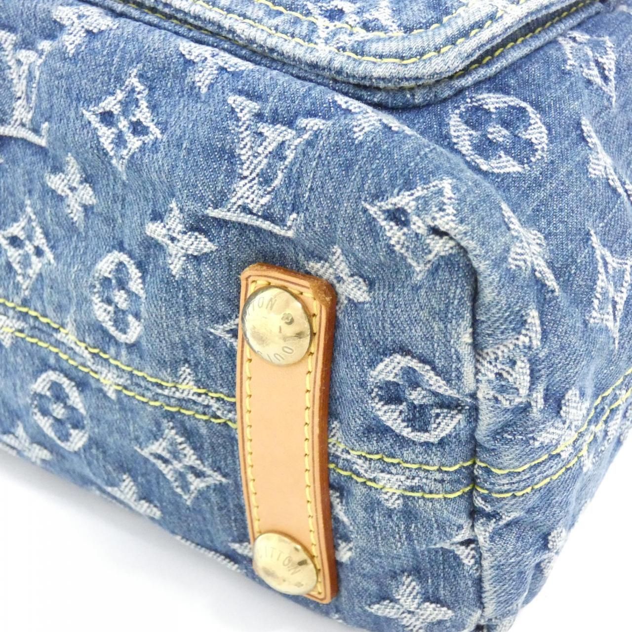 Vintage Louis Vuitton Monogram Denim Baggy GM M95048+j54316 Shoulder Bag
